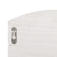 Wandkapstok 50X10X34 Cm Hout Wit