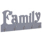 Wandkapstok Family 74X29,5 Cm Grijs