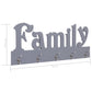 Wandkapstok Family 74X29,5 Cm Grijs