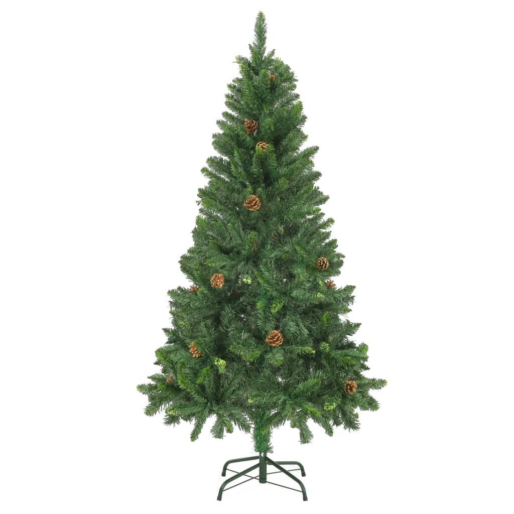 Kunstkerstboom Met Dennenappels 150 Cm Groen