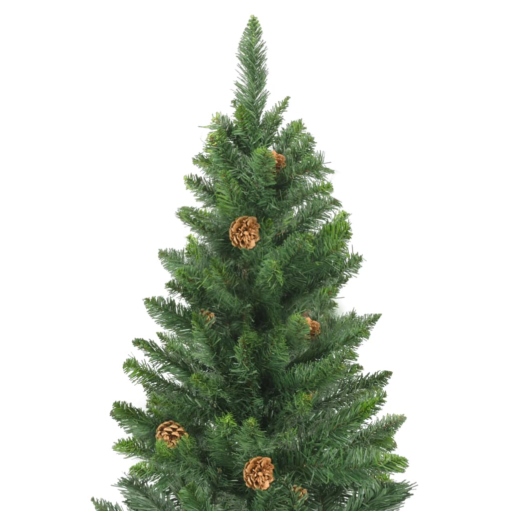 Kunstkerstboom Met Dennenappels 210 Cm Groen