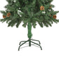 Kunstkerstboom Met Dennenappels En Wit Glitter 150 Cm