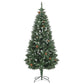 Kunstkerstboom Met Dennenappels En Wit Glitter 180 Cm