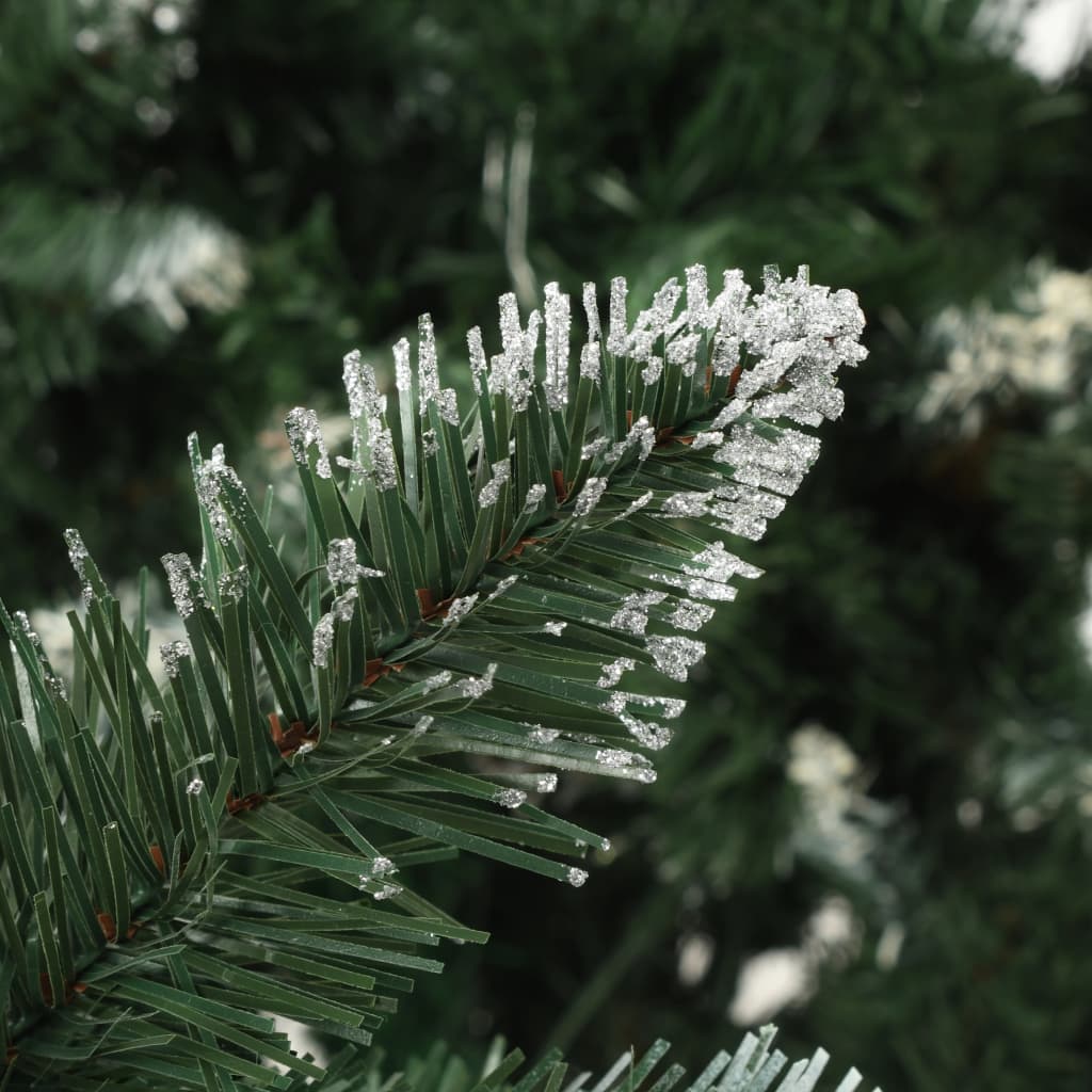 Kunstkerstboom Met Dennenappels En Wit Glitter 180 Cm