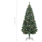 Kunstkerstboom Met Dennenappels En Wit Glitter 180 Cm