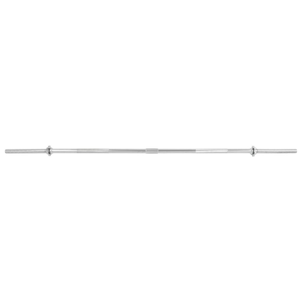 Halterstang 2,5X182 Cm Staal Zilverkleurig