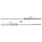 Halterstang Olympisch 3X220 Cm Staal Zilver