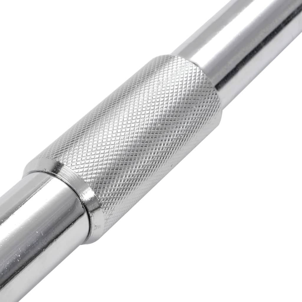 Halterstang Olympisch 3X220 Cm Staal Zilver