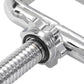Tricepstang 3X86 Cm Staal Zilverkleurig