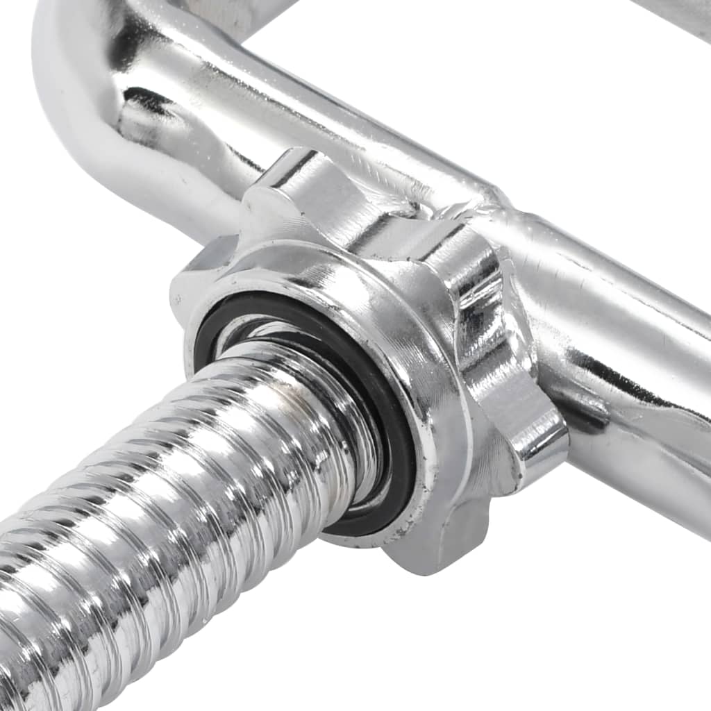 Tricepstang 3X86 Cm Staal Zilverkleurig