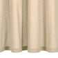 Gordijnen Met Metalen Ringen 2 St 140X245 Cm Katoen Beige