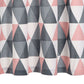 Gordijnen Met Metalen Ringen 2 St 140X245 Cm Katoen Grijs Roze