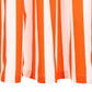 Gordijnen Met Metalen Ringen 2 St Streep 140X245 Cm Stof Oranje