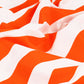 Gordijnen Met Metalen Ringen 2 St Streep 140X245 Cm Stof Oranje