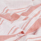 Gordijnen Met Metalen Ringen 2 St Streep 140X225 Cm Katoen Roze