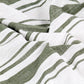Gordijnen Met Metalen Ringen 2 St 140X175 Cm Katoen Groene Streep