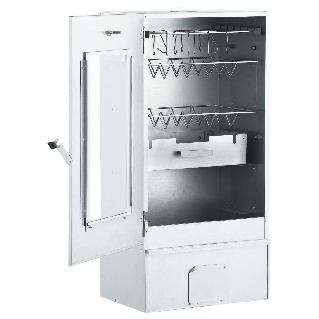 Bbq-Rookoven Met 1 Kg Houtsnippers 44,5X29X83 Cm