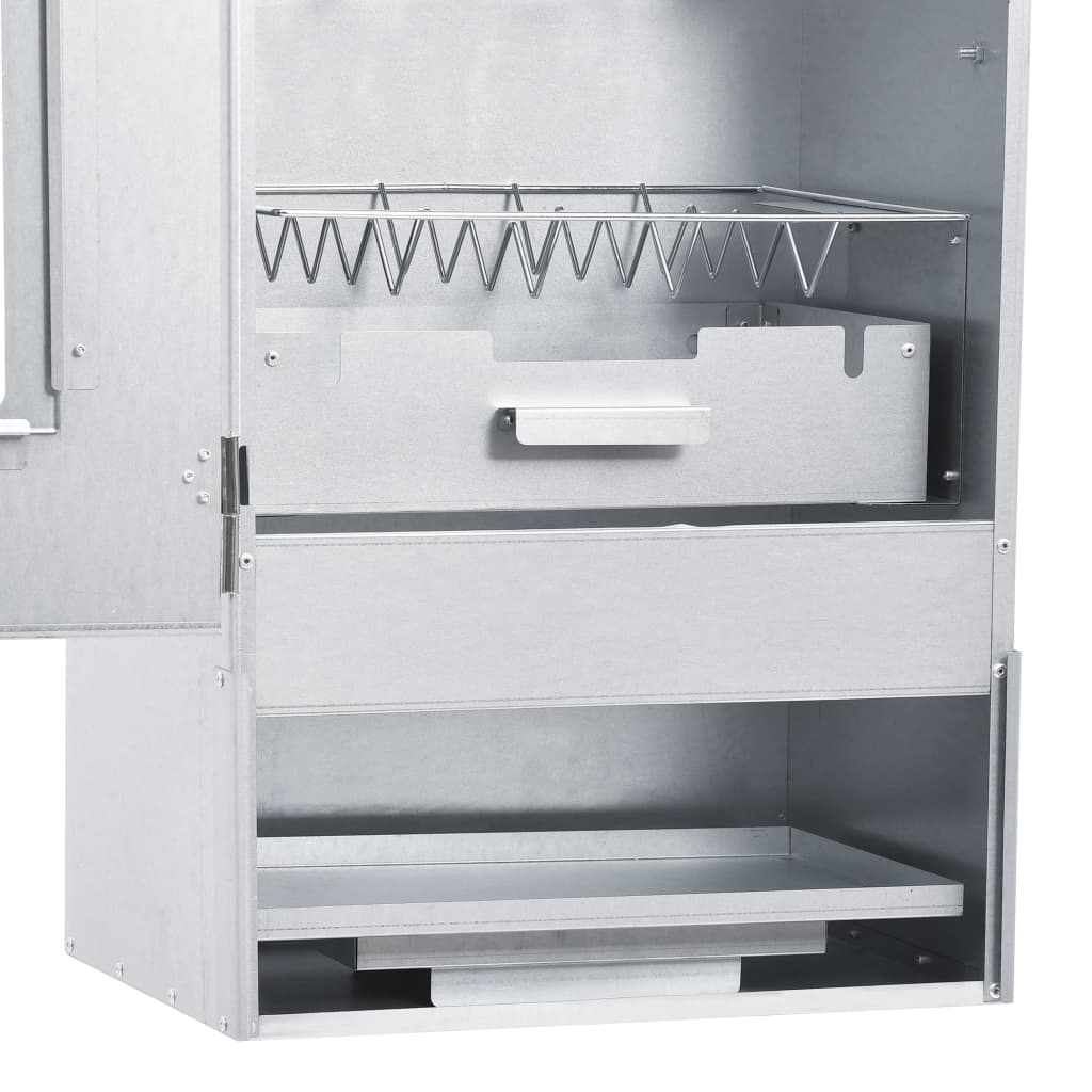 Bbq-Rookoven Met 1 Kg Houtsnippers 44,5X29X83 Cm
