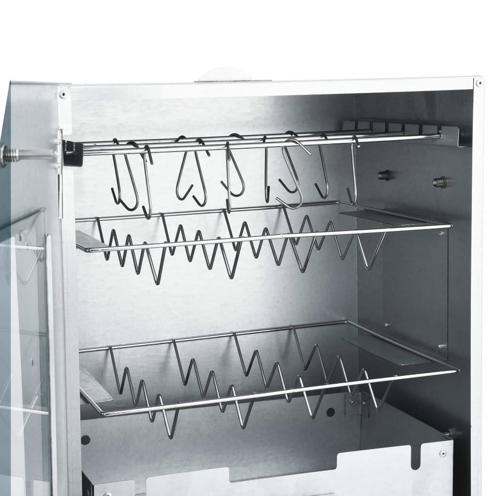 Bbq-Rookoven Met 1 Kg Houtsnippers 44,5X29X83 Cm