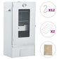 Bbq-Rookoven Met 1 Kg Houtsnippers 44,5X29X83 Cm