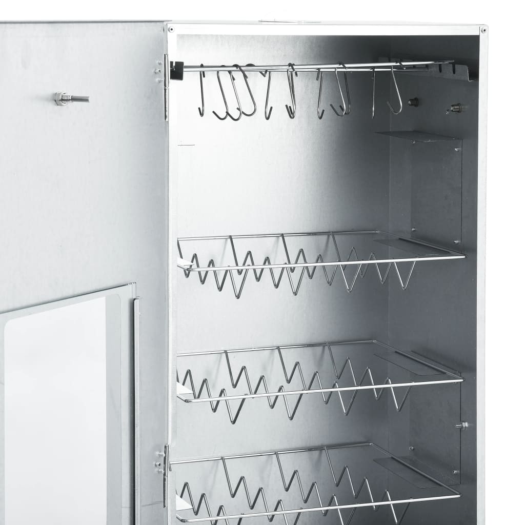 Bbq-Rookoven Met 1 Kg Houtsnippers 44,5X29X124 Cm
