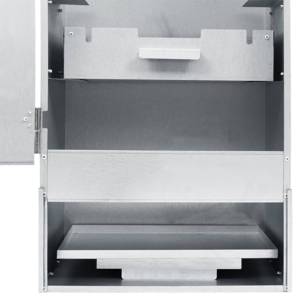 Bbq-Rookoven Met 1 Kg Houtsnippers 44,5X29X124 Cm