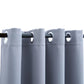 Gordijn Verduisterend Met Metalen Ringen 290X245 Cm Grijs