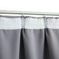 Gordijnen Verduisterend Met Haken 2 St 140X245 Cm Grijs