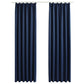 Gordijnen Verduisterend Met Haken 2 St 140X225 Cm Blauw