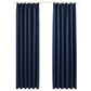 Gordijnen Verduisterend Met Haken 2 St 140X245 Cm Blauw