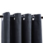 Gordijnen Verduisterend Met Ringen 2 St 140X245 Cm Antraciet