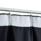 Gordijnen Verduisterend Met Haken 2 St 140X245 Cm Antraciet