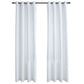 Gordijnen Verduisterend Met Ringen 2 St 140X175 Cm Gebroken Wit