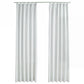 Gordijnen Verduisterend Met Haken 2 St 140X245 Cm Gebroken Wit