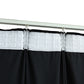Gordijnen Verduisterend 2 St Met Haken 140X175 Cm Fluweel Zwart