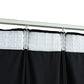 Gordijnen Verduisterend 2 St Met Haken 140X225 Cm Fluweel Zwart