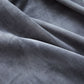 Gordijn Verduisterend Met Ringen 2 St 140X225 Cm Fluweel Grijs