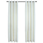 Gordijn Verduisterend Met Ringen 2 St 140X175 Cm Fluweel Crème