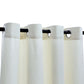 Gordijn Verduisterend Met Ringen 2 St 140X225 Cm Fluweel Crème