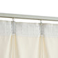 Gordijnen Verduisterend 2 St Met Haken 140X225 Cm Fluweel Crème