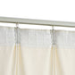 Gordijnen Verduisterend 2 St Met Haken 140X245 Cm Fluweel Crème