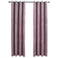 Gordijnen Verduisterend Met Ringen 2 St 140X225 Cm Fluweel Roze