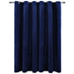 Gordijn Verduisterend Met Ringen 290X245 Cm Fluweel Blauw