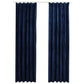 Gordijnen Verduisterend 2 St Met Haken 140X175 Cm Fluweel Blauw
