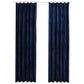 Gordijnen Verduisterend 2 St Met Haken 140X225 Cm Fluweel Blauw
