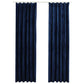 Gordijnen Verduisterend 2 St Met Haken 140X245 Cm Fluweel Blauw