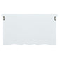 Wandkapstok 56X17X30 Cm Mdf Wit