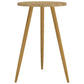 Bistrotafel Ø50X76 Cm Mdf En Ijzer Lichtbruin
