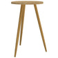Bistrotafel Ø50X76 Cm Mdf En Ijzer Lichtbruin