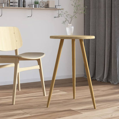 Bistrotafel Ø50X76 Cm Mdf En Ijzer Lichtbruin